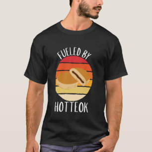 Camiseta Retro Alimentado Pelo Hotteok Vintage Hotteok Love