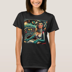 Camiseta Retro alimentado por batom!