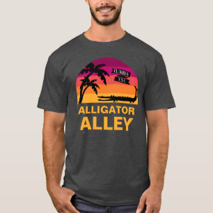 Camiseta Retro Alligator Alley Florida Everglades