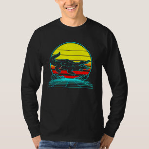 Camiseta Retro Alligator Vaporwave