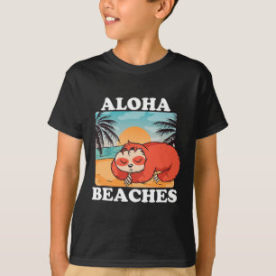 Camiseta Retro Aloha Bebe Família Engraçada De Correspondên