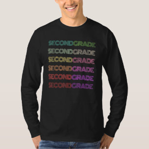 Camiseta Retro Aluno da 2ª Série Professor Equipe Groovy Pr