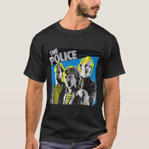 Camiseta Retro Ama O Presente De Música Da Banda Da Polícia