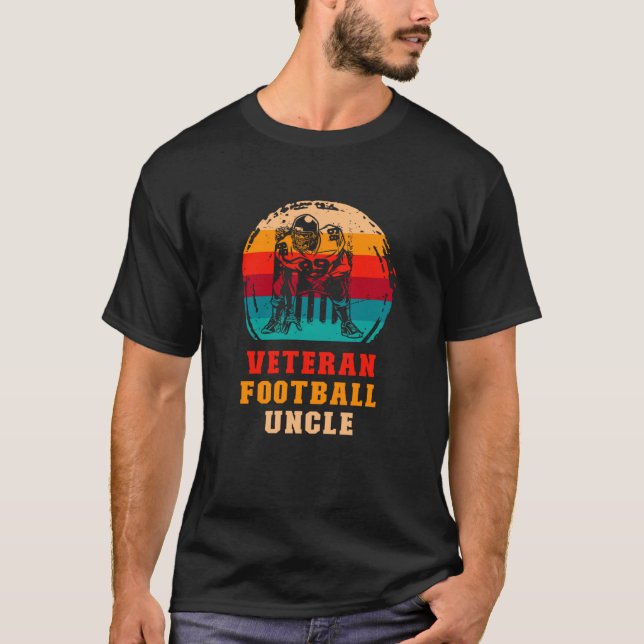 Camiseta Retro American Football Veteran Vintage Football U (Frente)