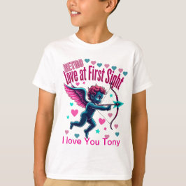 Camiseta Retro Amor à Primeira Vista