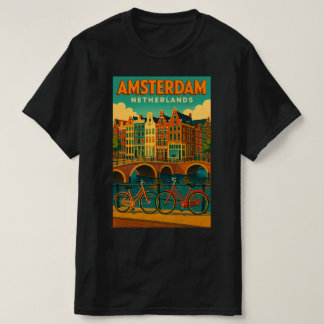 Camiseta Retro Amsterdã Holanda