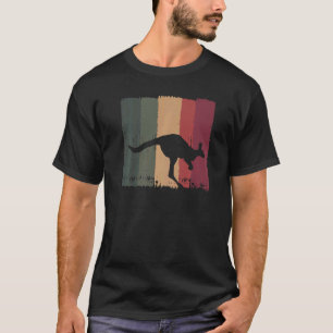 Camiseta Retro Animal Austrália Outdoor Animal Kangaroo