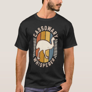 Camiseta Retro Animal Clássico do Suspeitante Cassowary Vin