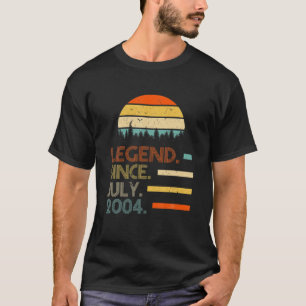 Camiseta Retrô Aniversário De 18 Anos Oferece Legenda Desde