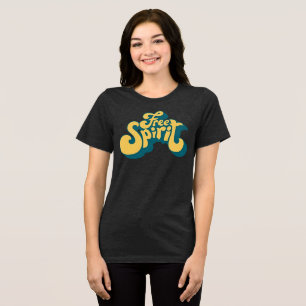 Camiseta Retro Anos 70 Espírito Livre - Tipografia Groovy 