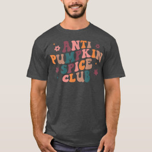 Camiseta Retro Anti Pumpkin Spice Club Pumpkin Season Obrig