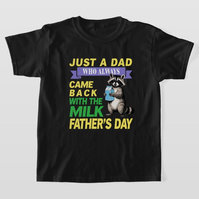 Camiseta Retro Apenas Pai Que Sempre Voltou Com O Leite (Postura )
