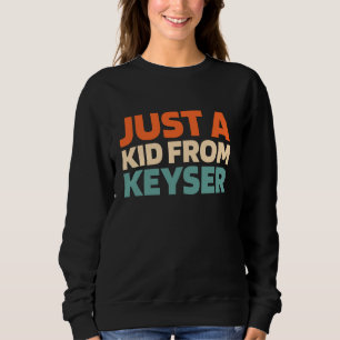 Camiseta Retro Apenas Uma Criança Da América Keyser De West
