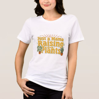Camiseta Retro Apenas uma Mamãe Criando Plantas SVG