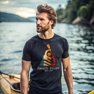 Camiseta Retro Apostle Islands Kayaking