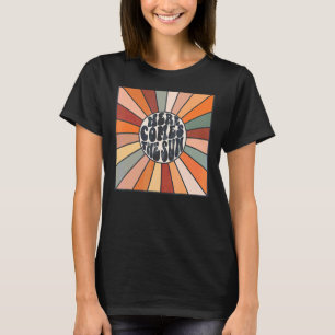 Camiseta Retro Aqui Vem O Sumário De Praia De Férias No Ver