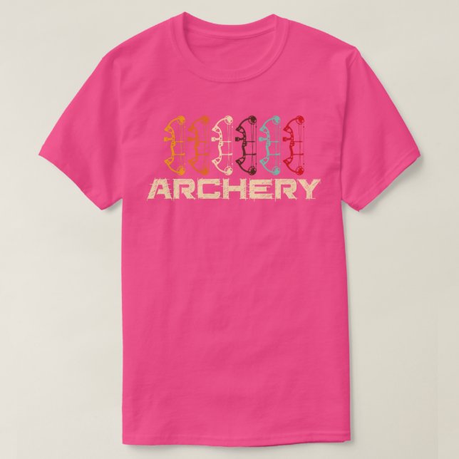 Camiseta Retro Archery I Arco I Archer (Frente do Design)
