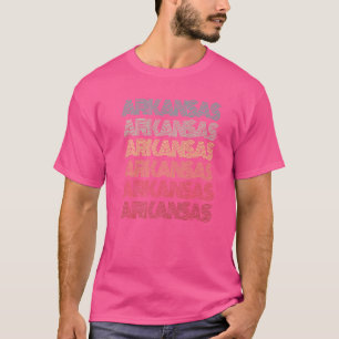 Camiseta Retro Arkansas Home State Roots Little Rock Family