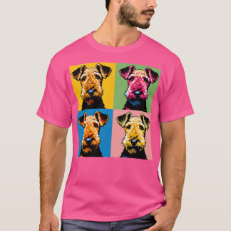 Camiseta Retro Art Airedale Terrier Cute