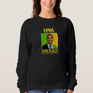 Camiseta Retro Art Andrew Holness, 1PM BROGAD JLP Apoiadore