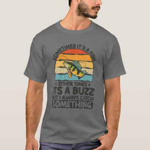 Camiseta Retro Às Vezes É Um Peixe Às Vezes É Um Fio De