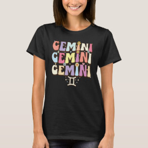 Camiseta Retro Astrologia Maio Aniversário do dia 6 de junh