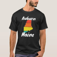 Retro Auburn ME Maine City Roupa Souvenir
