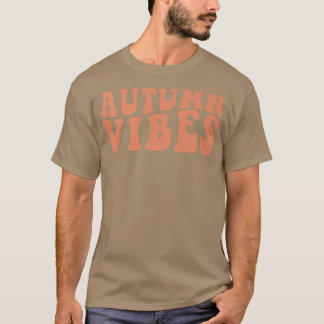 Camiseta Retro Autumn Vibes Hello Autumn Happy Fall Thankg