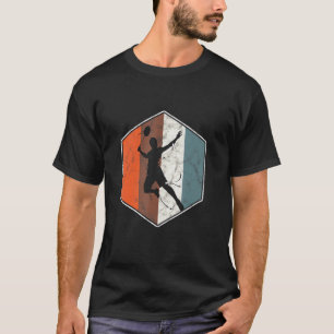 Camiseta Retro Badminton Tênis Player Vintage Sports