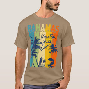 Camiseta Retro Bahamas 2022 Correspondência de Férias da Fa