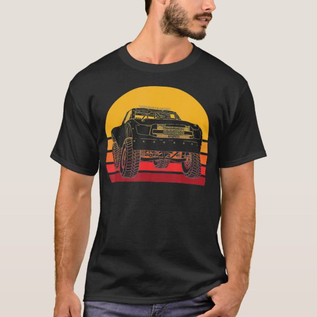 Camiseta Retro Baja Truck Off Road Trophy Vehicle (Frente)