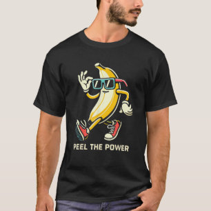 Camiseta Retro Banana Pun Novelty Men Mulheres Crianças Eng