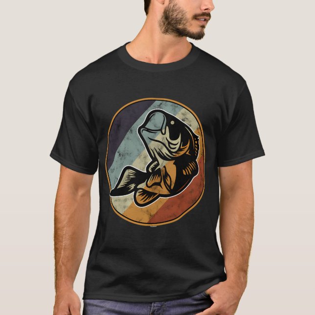 Camiseta Rétro Bass Fish (Frente)