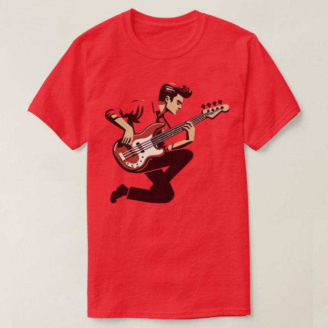Camiseta Retro Bassman 2 (Frente do Design)