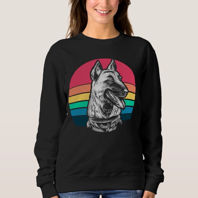 Camiseta Retro Belga Malinois (Frente)