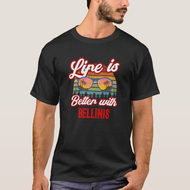 Camiseta Retro Bellinis Sunset Com Bellinis (Frente)