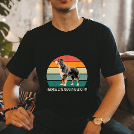 Camiseta Retro Bernese Mountain Dog Lover cute Tee 