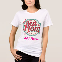 Camiseta Retro Best Mom Sign - Vintage Style Gift for Her