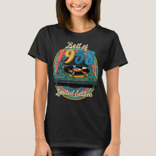 Camiseta Retro Best Of 1958 Vinyl Record Player 64th Birthd