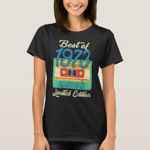 Camiseta Retro Best of 1973 Cassette Tape 49th Birthday Dec