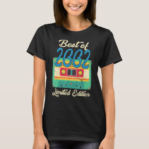 Camiseta Retro Best Of 2002 Cassette Tape 20 Birthday Dez