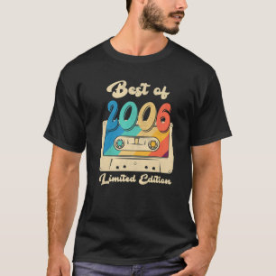 Camiseta Retro Best Of 2006 Cassette Tape 20 Birthday dez