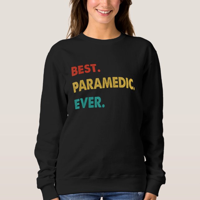 Camiseta Retro Best Paramedic Ever (Frente)