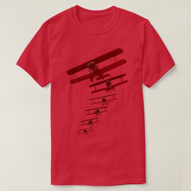 Camiseta Retro Biplane Graphic (Frente do Design)