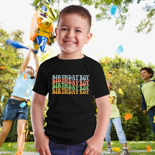 Camiseta Retro Birthday Boy