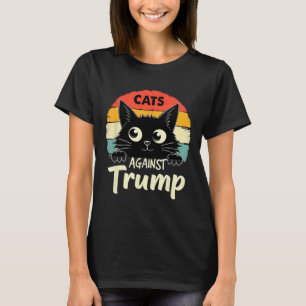 Camiseta Retro Black Cats Contra Trump