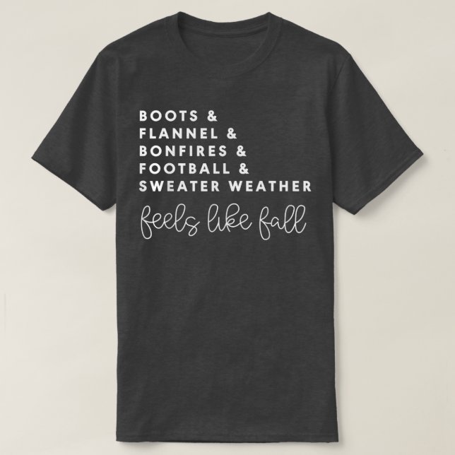 Camiseta Retro Boho Sente-Se Como Uma Queda Do Outono (Frente do Design)
