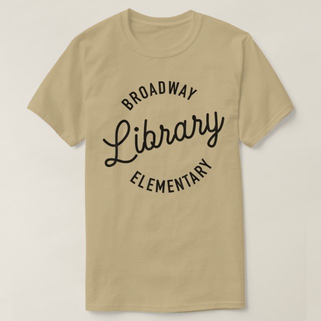 Camiseta Retro Boho Style Broadway Librarian Funny Reading  (Frente do Design)