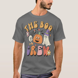 Camiseta Retro Bonito Vintage Halloween Fantasma Boo Pumpki