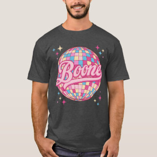 Camiseta Retro Boone First Name Personalized Disco 80s Birt
